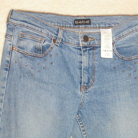 BB 2500 BeBe (S 6 Long) Distress Spandex   Denim (Boot Leg) - Picture 10 of 16